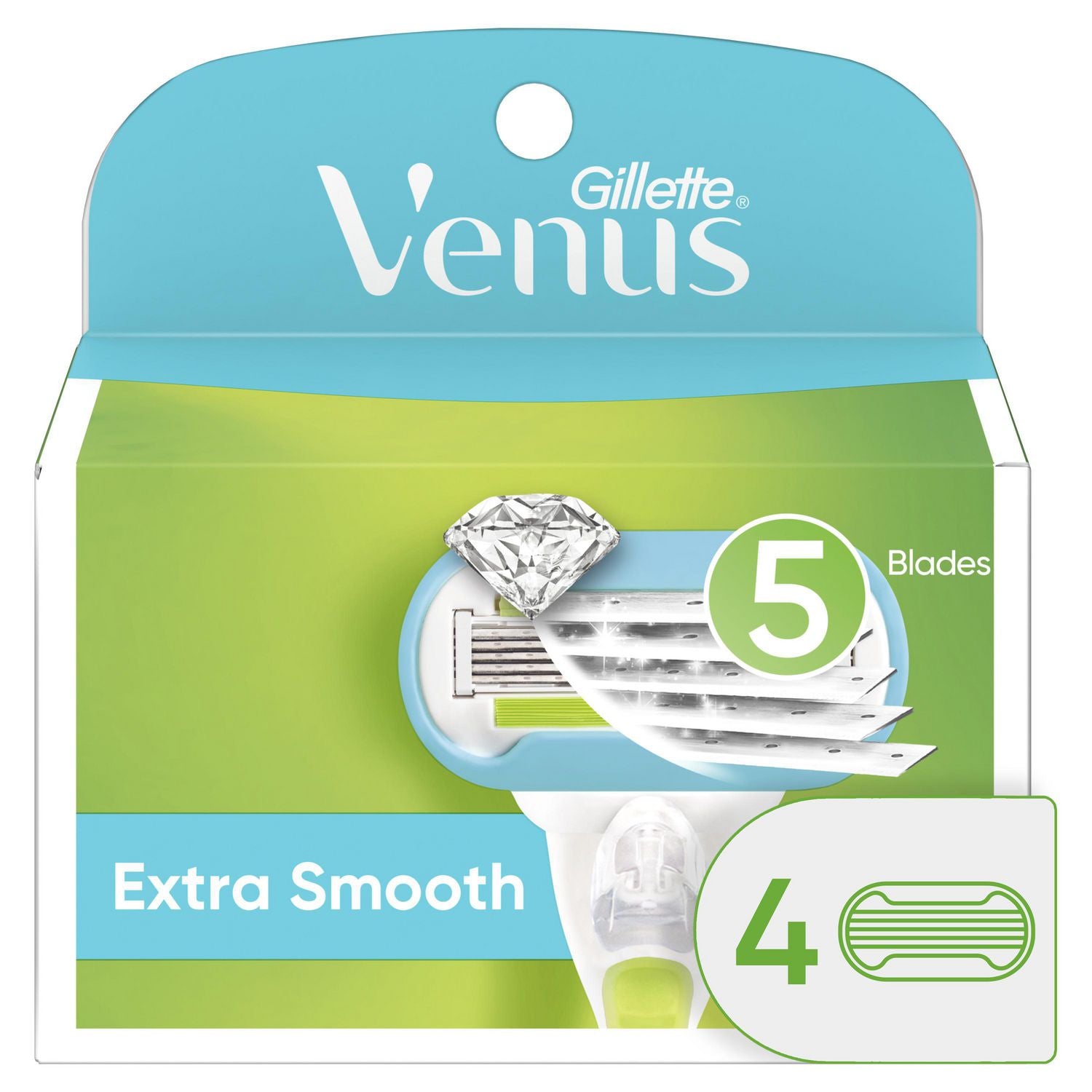 Gillette Venus Extra Smooth Women's Razor Blade - 4 cartridges