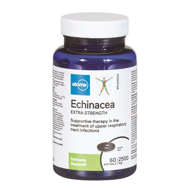Atoma Echinacea Extra Strength 2500 mg - 60 softgels