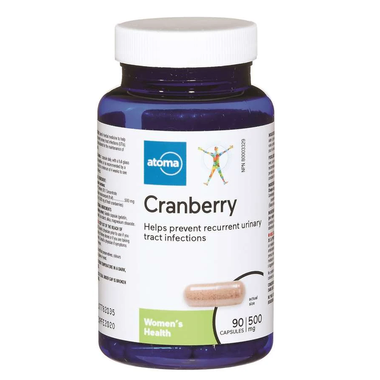 Atoma Cranberry 500 mg - 90 capsules