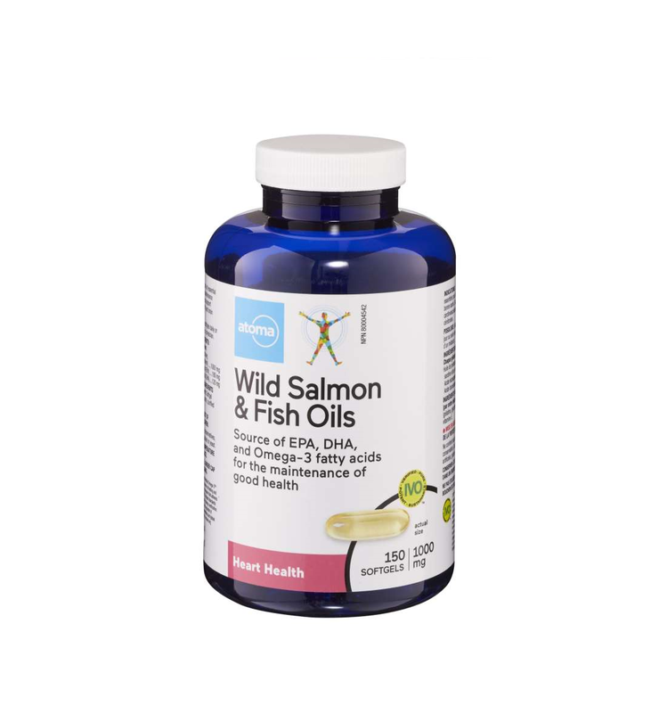 Atoma Wild Salmon & Fish Oils 1000mg - 150 softgels