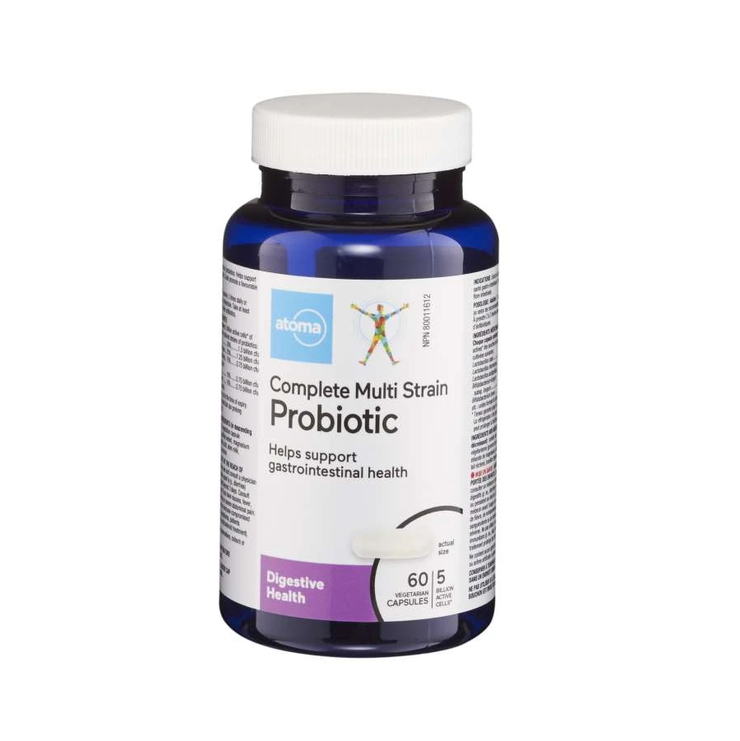 Atoma Complete Multi Strain Probiotic, 5 Billion Active Cells - 60 capsules