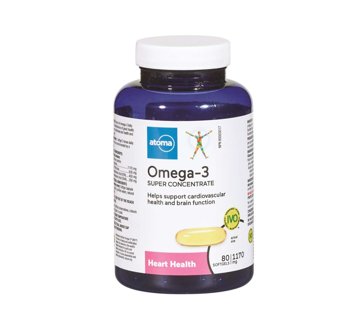 Atoma Omega-3 Super Concentrate 1170mg - 80 softgels