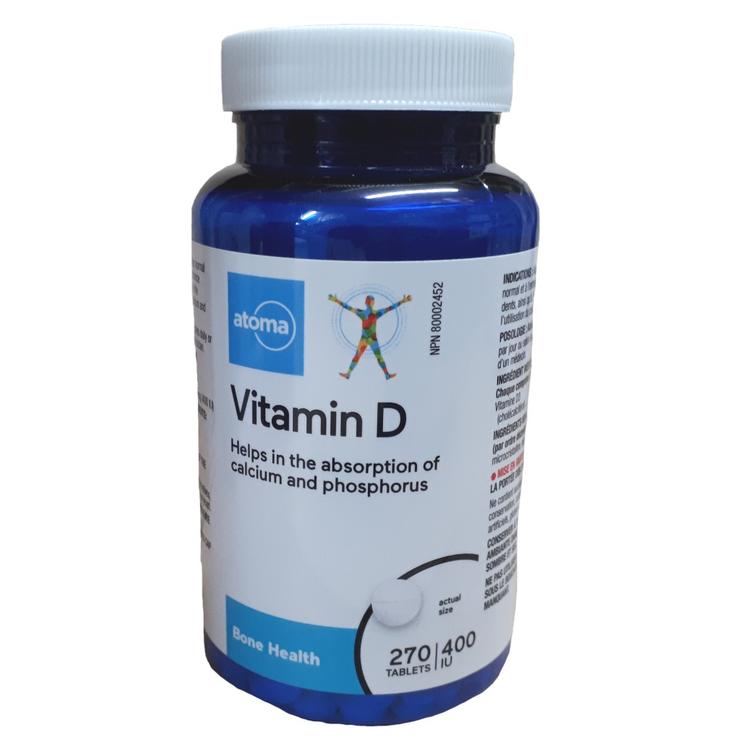 Atoma Vitamin D 400 IU - 270 tablets