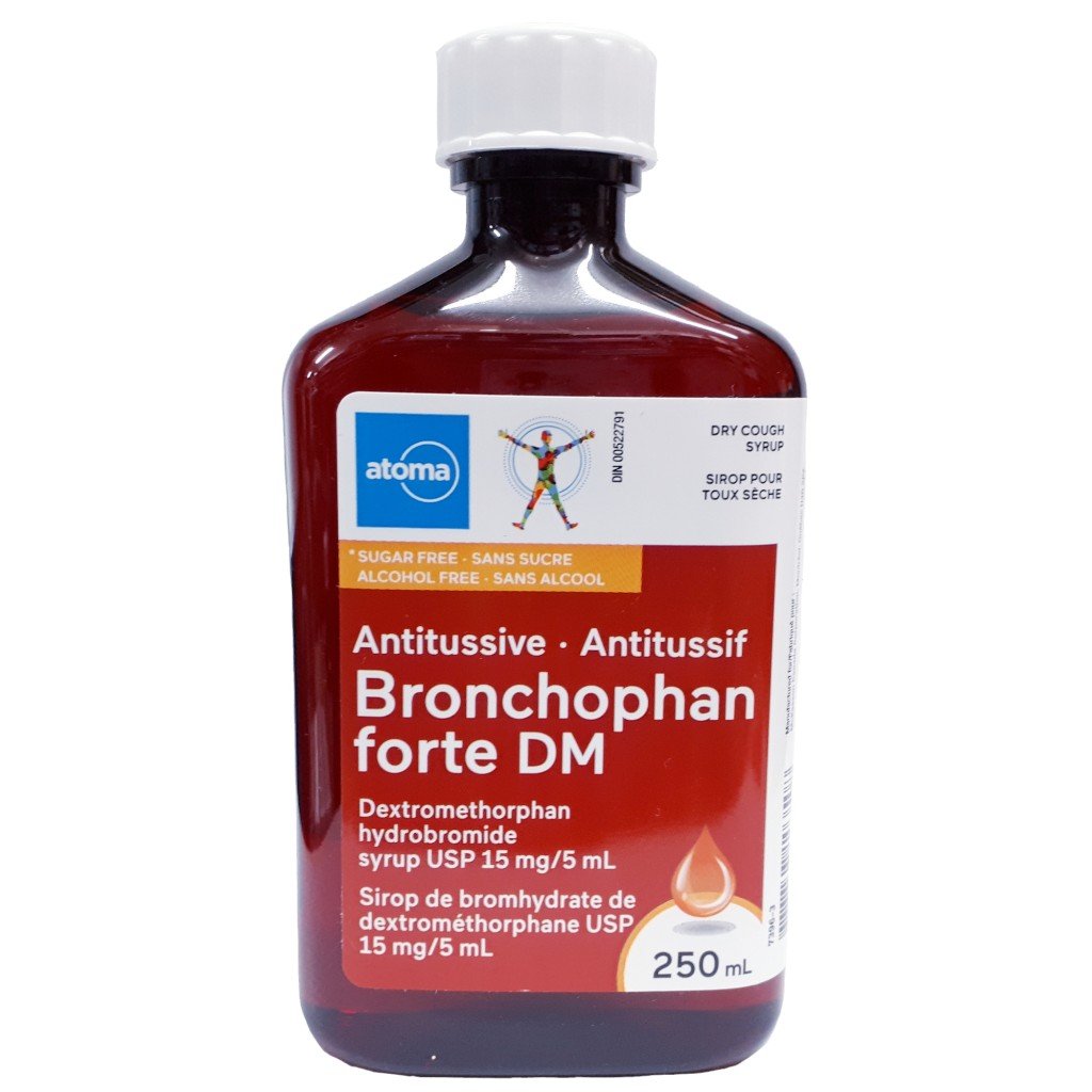 Atoma Antitussive Bronchophan forte DM Syrup - 250 ml