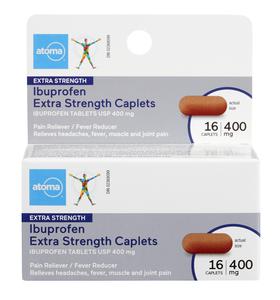 Atoma Extra Strength Caplets - 16 caplets x 400mg