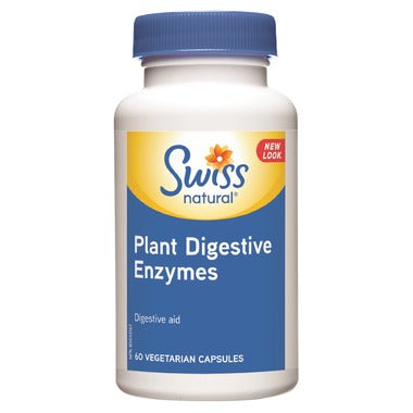 Swiss Natural Plant Digestive Enzymes - 60 capsules