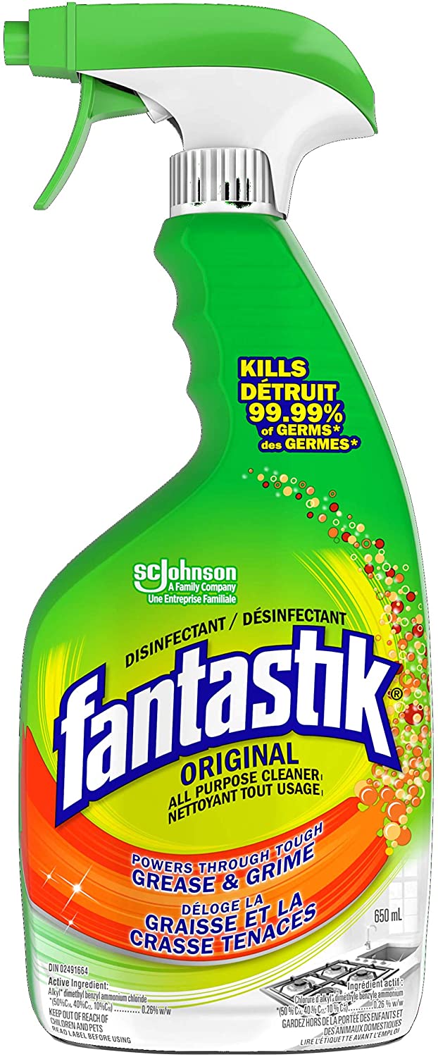 Fantastik All Purpose Cleaner, Disinfectant, Original - 650 mL 