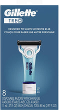 Load image into Gallery viewer, Gillette Treo Disposable Razors with Shave Gel - 8 razors
