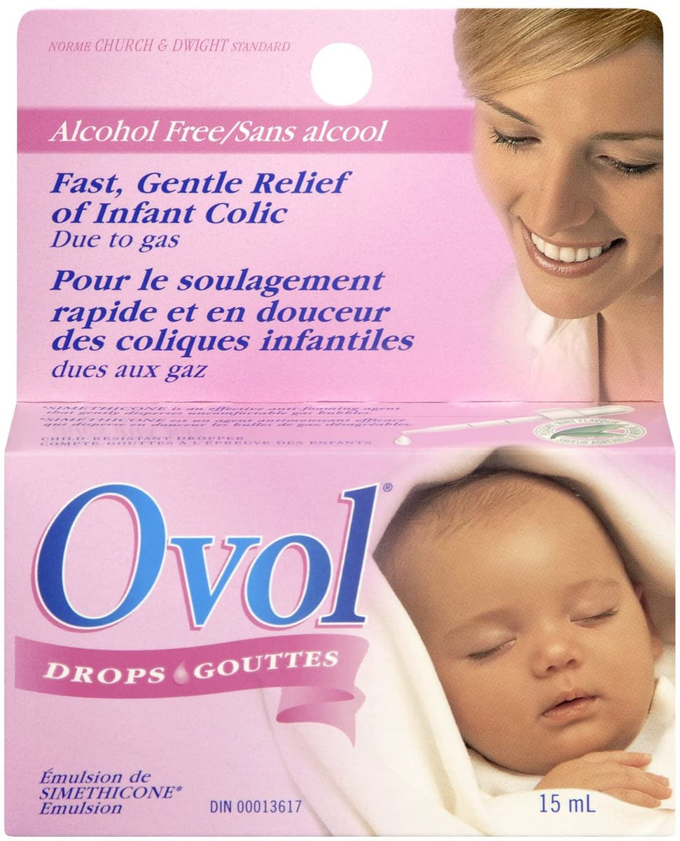 Ovol Drops, Simethicone Emulsion, Alcohol Free, Fast, Gentle Relief of ...