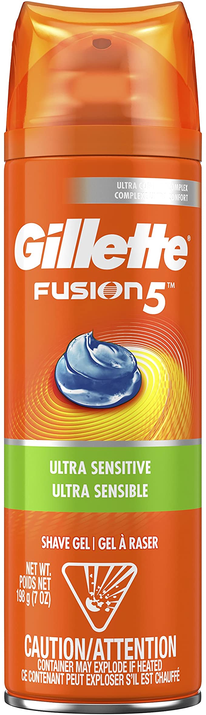Gillette Fusion5 Ultra Sensitive Shave Gel - 198 g