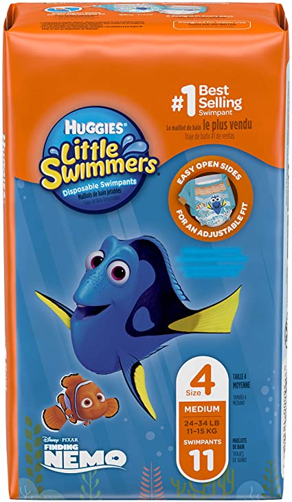 Huggies Little Swimmers, Size 4 Medium - 11 swim pants