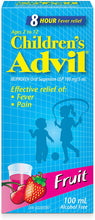 Load image into Gallery viewer, Advil Children&#39;s Ibuprofen Suspension, Fruit Flavour - 100ml
