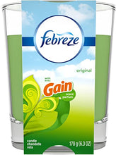 Load image into Gallery viewer, Febreze Candle with Gain Scent, Original - 178 g
