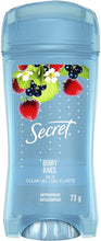 Load image into Gallery viewer, Secret Clear Gel Antiperspirant, Berry - 73 g
