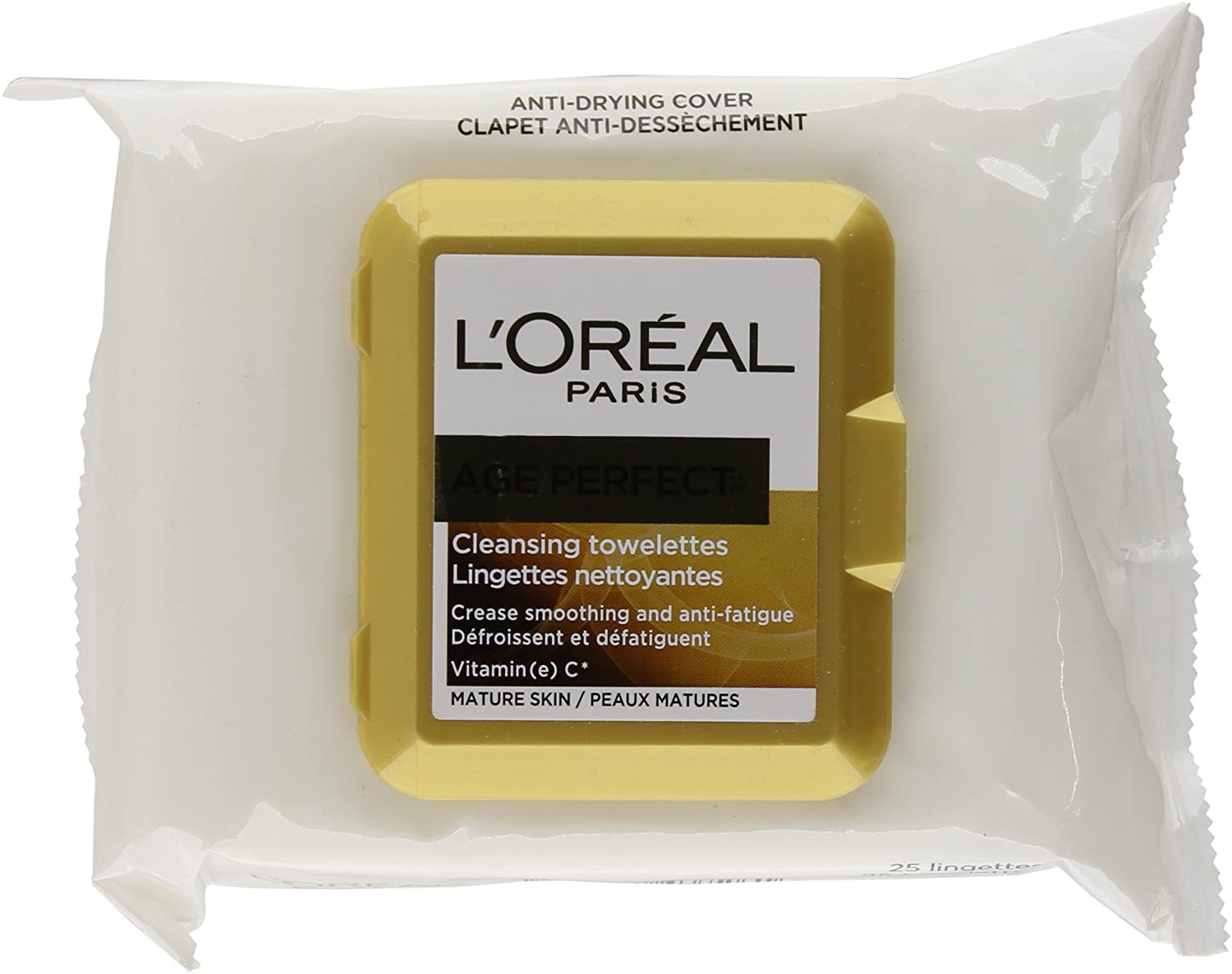 L'Oreal Age Perfect Cleansing Towelettes, With Vitamin E, Mature Skin 