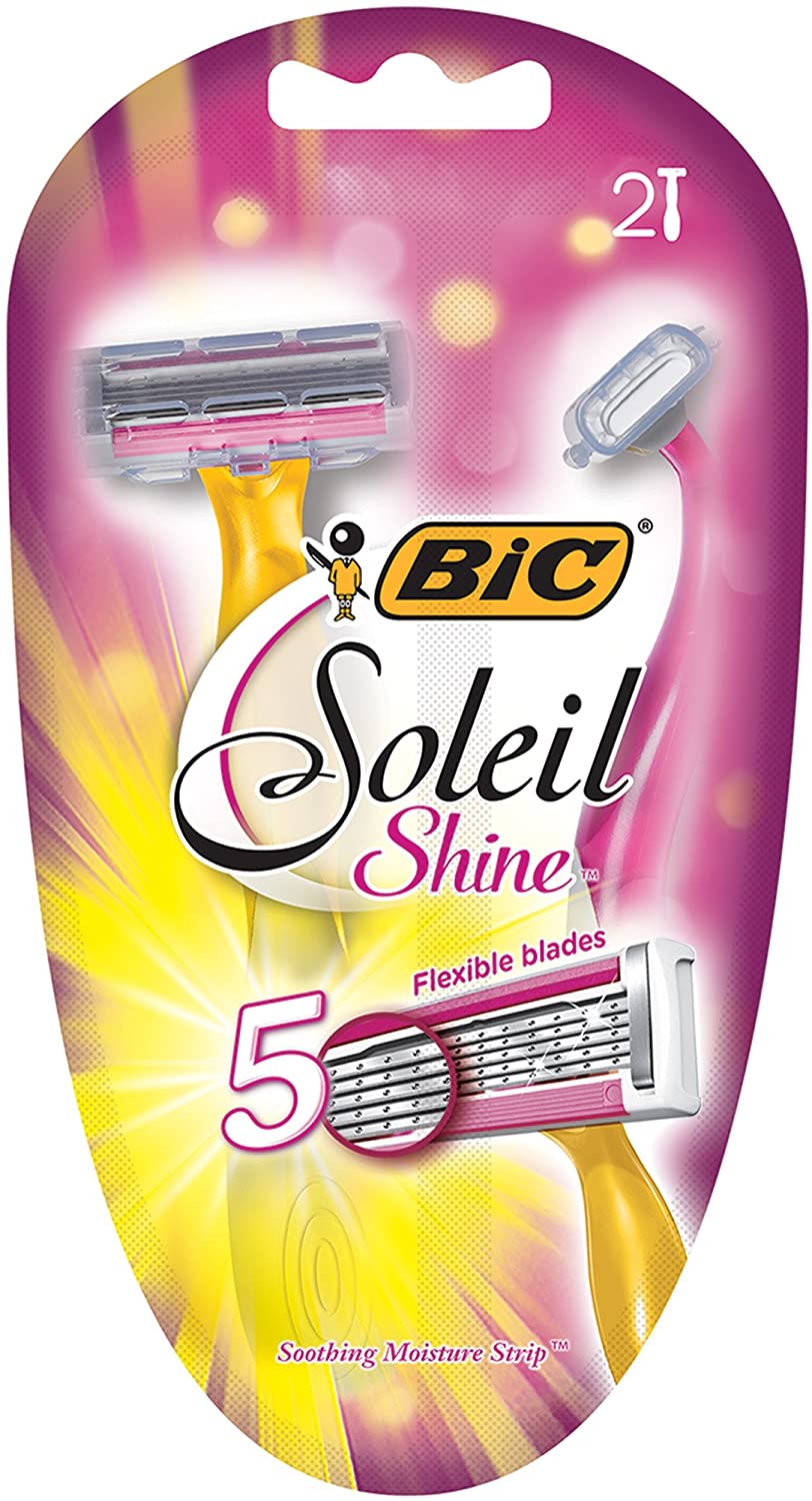 BIC Soleil Shine, 5 Flexible Blades - 2 razors