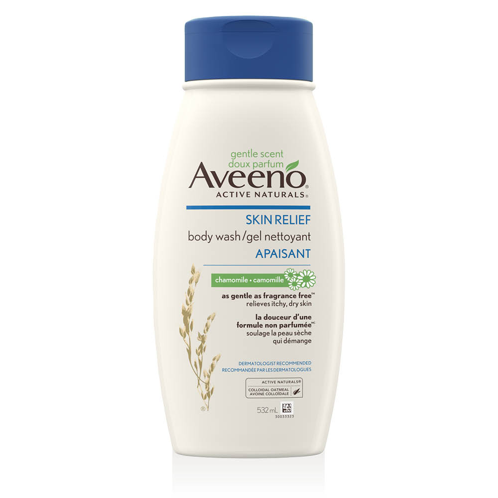 Aveeno Active Naturals Skin Relief Body Wash, Chamomile -  532 ml
