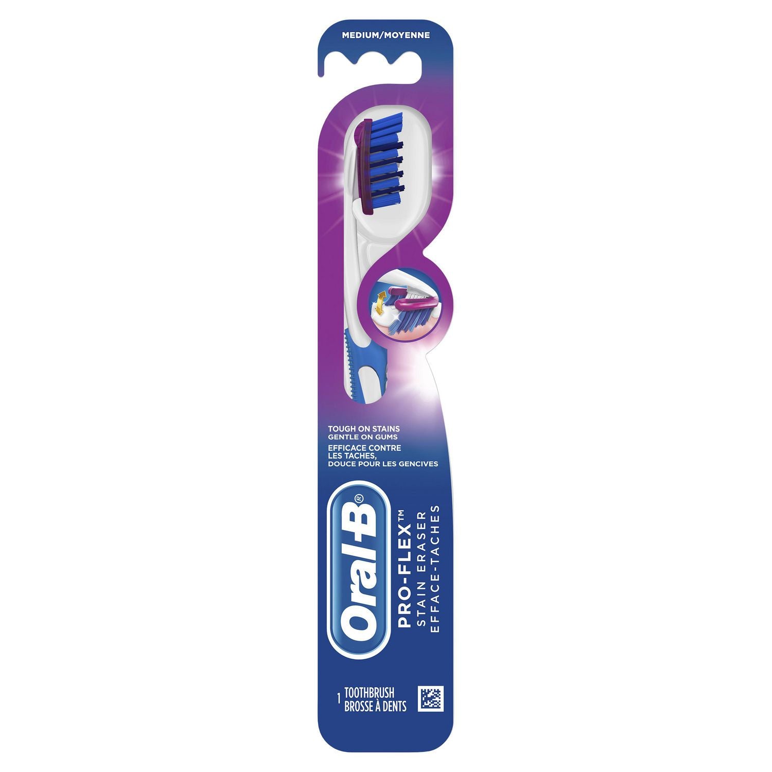 Oral-B 3D White Pro-Flex Medium Toothbrush - 1 unit