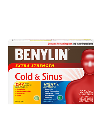 Benylin Extra Strength Cold & Sinus, Day & Night - 20 tablets