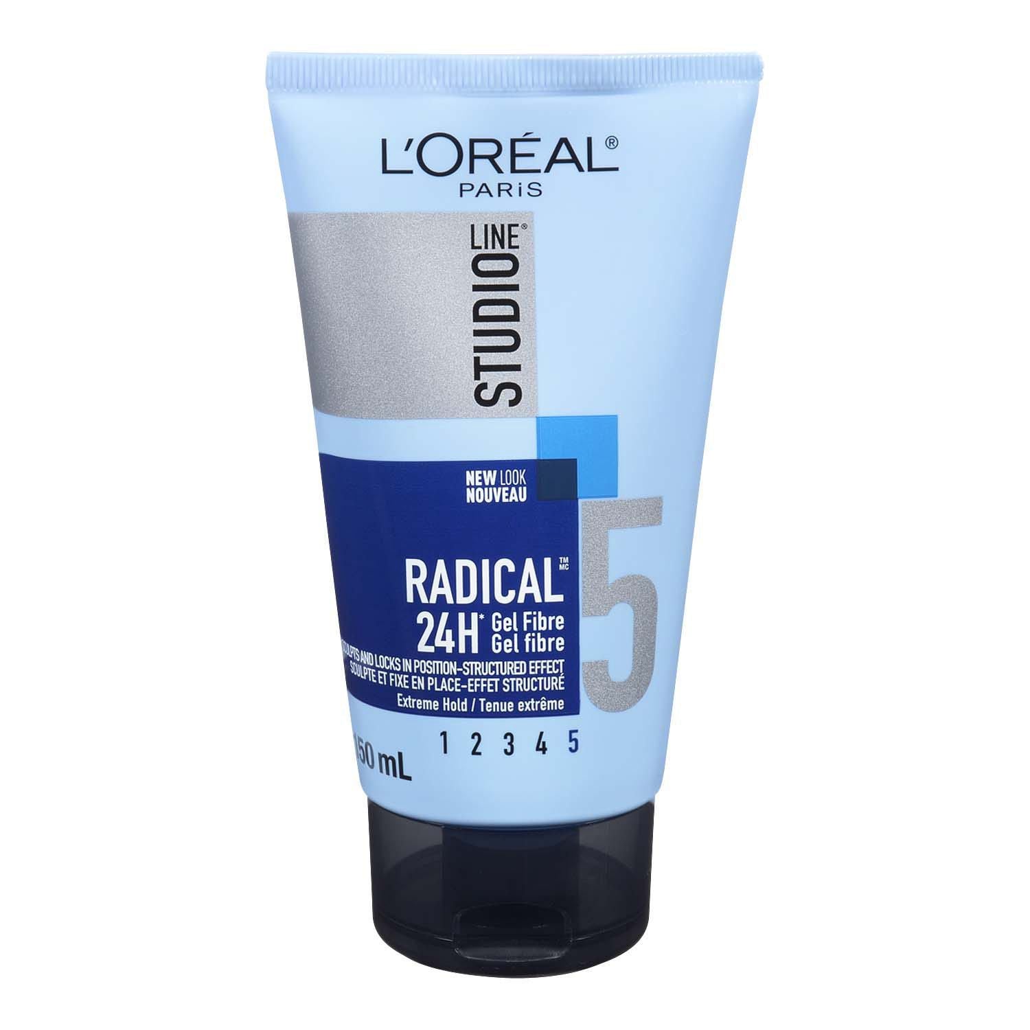 L'Oreal Paris Studio Line Radical 24H Gel Fibre, Extreme Hold - 150 mL
