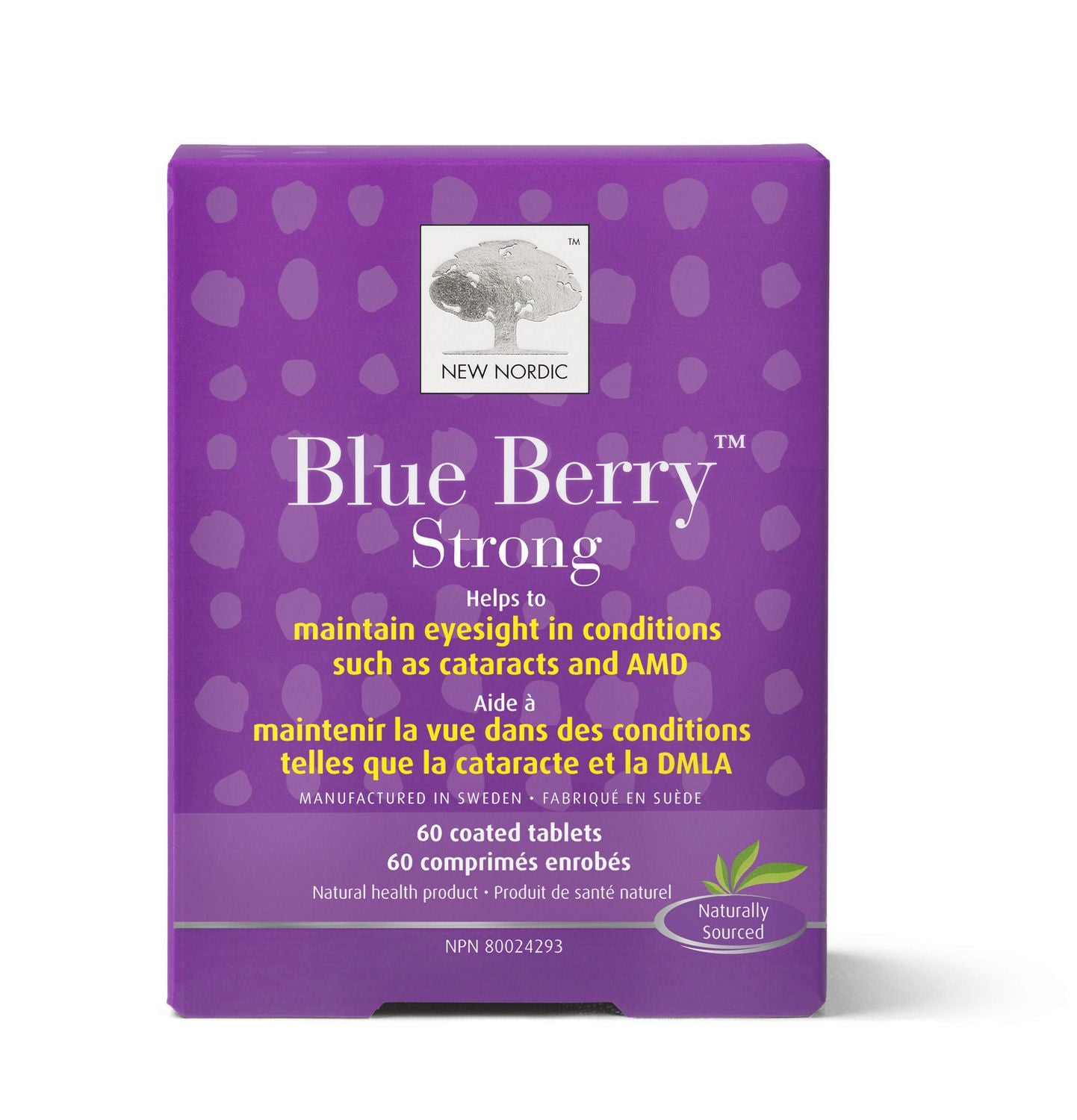 New Nordic Blue Berry Strong - 60 tablets