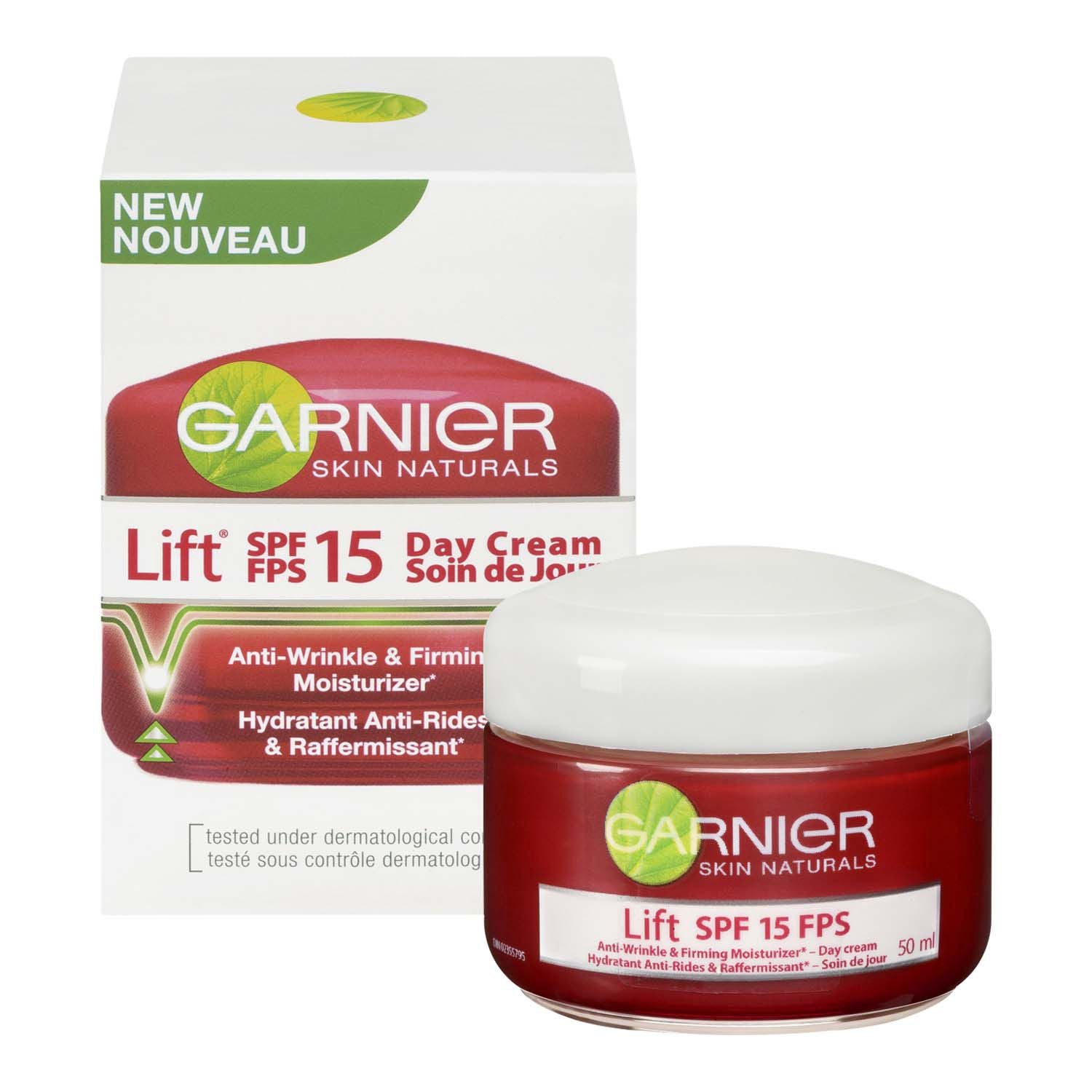 Garnier Lift SPF 15 Day Cream. Anti-Wrinkle And Firming Moisturizer - 50 mL 