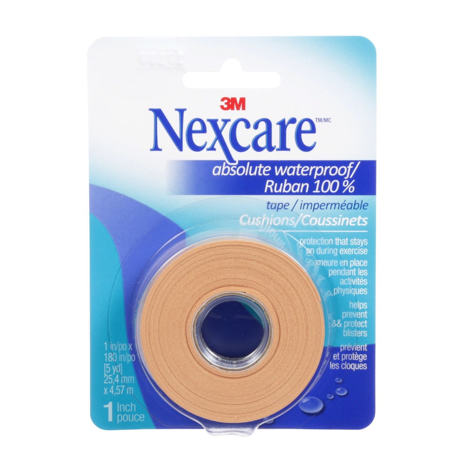 3M Nexcare Absolute Waterproof Tape 25.4mm x 4.57m