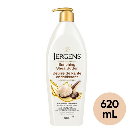 Jergens Enriching Shea Butter Moisturizer & Body Lotion - 620 ml