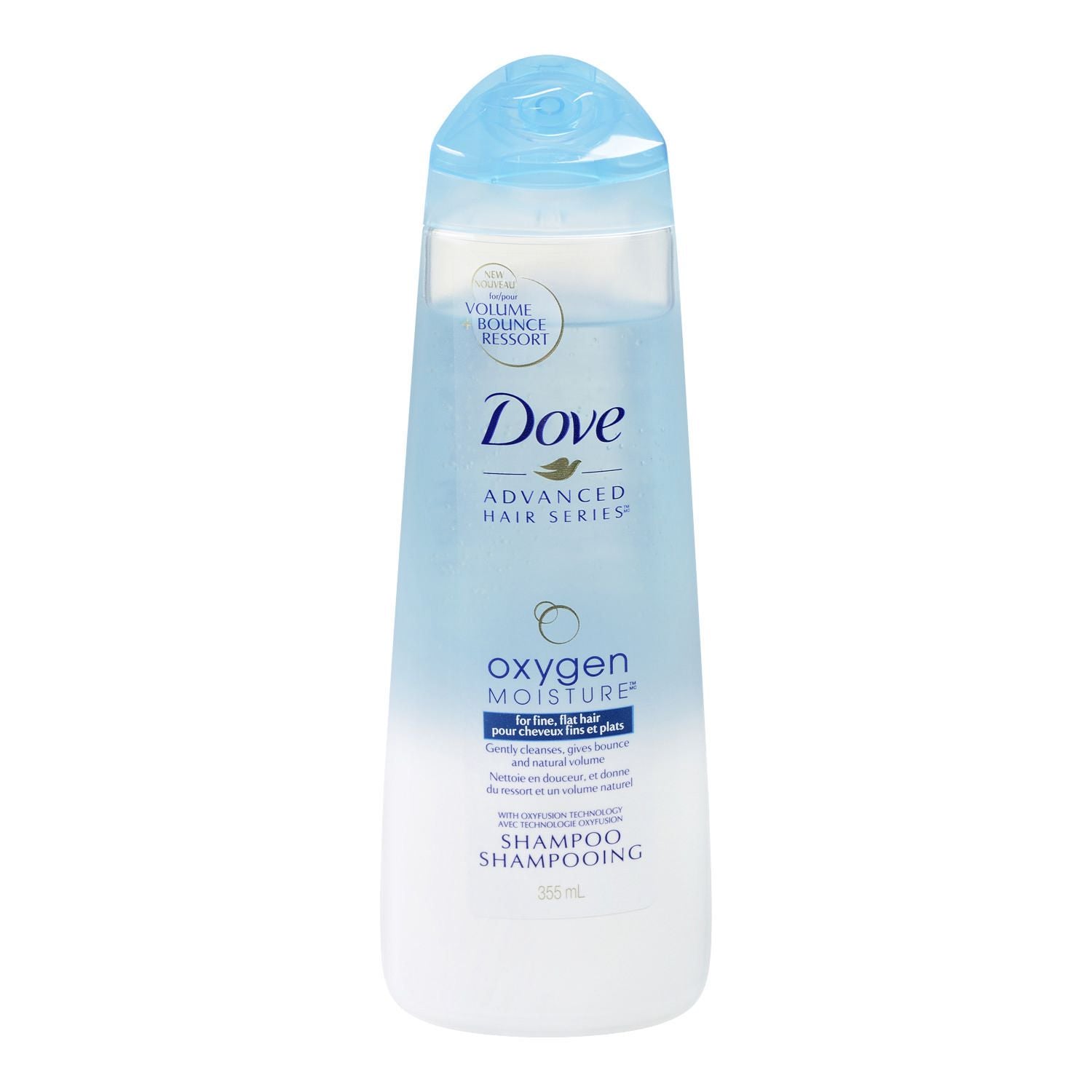 Dove Advanced Oxygen Moisture Shampoo - 355 ml