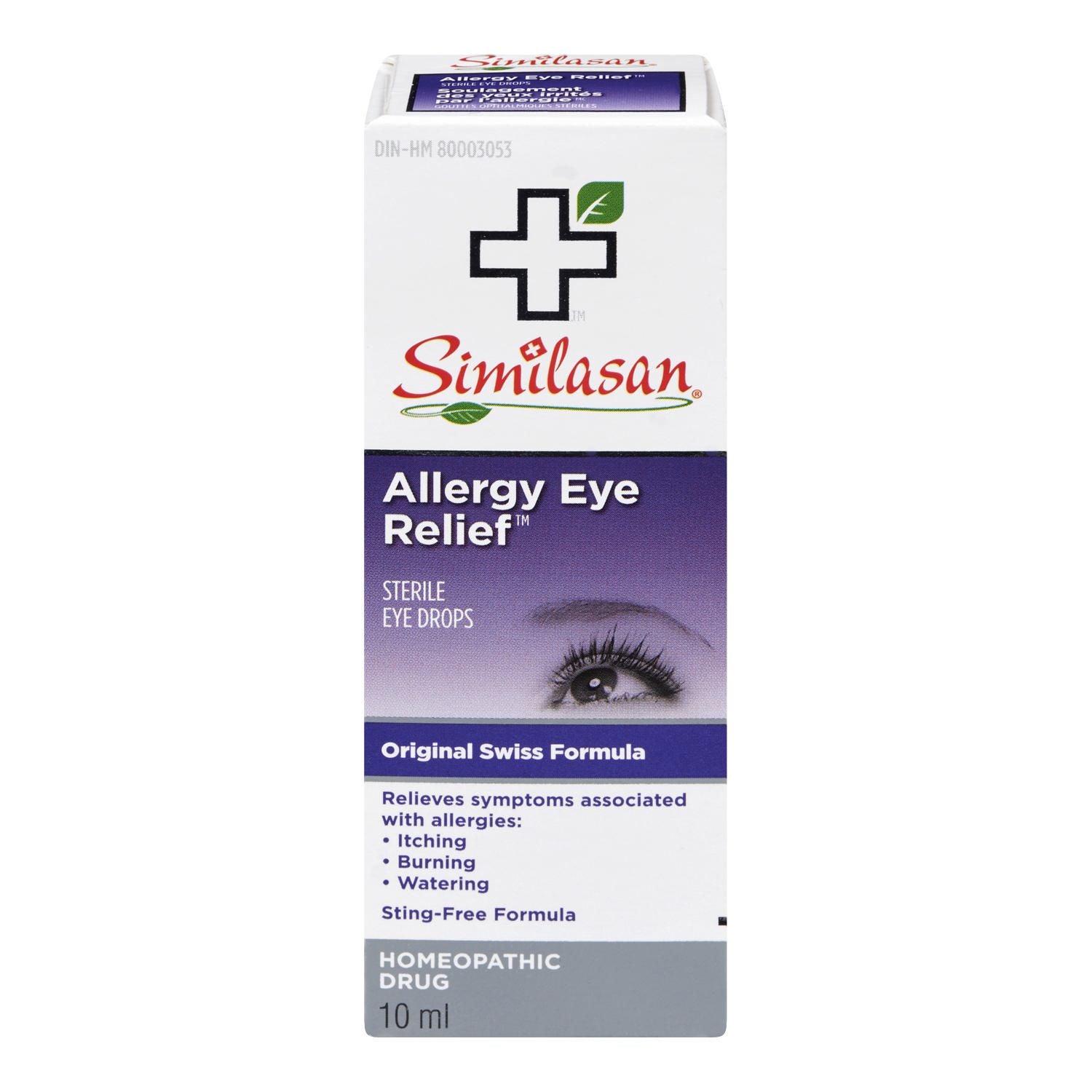 Similasan Allergy Eye Relief, Homeopathic Drug - 10 ml