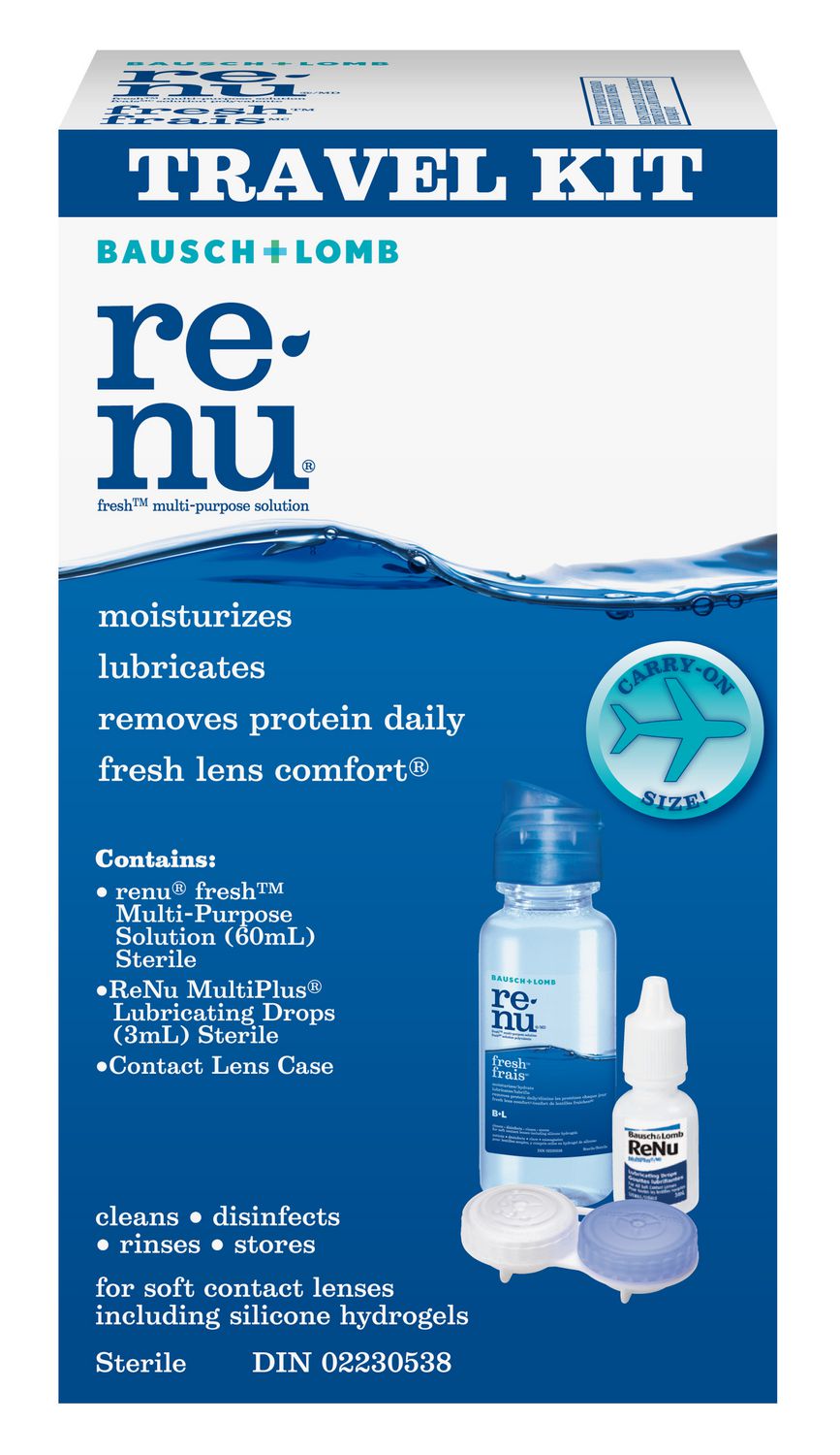 Renu Fresh Multi-Purpose Solution, Travel Kit