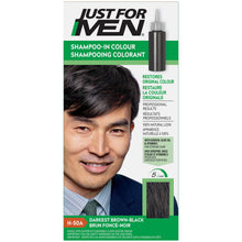 Load image into Gallery viewer, Just For Men Shampoo-In Colour, Darkest Brown-Black H-50 - single application kit
