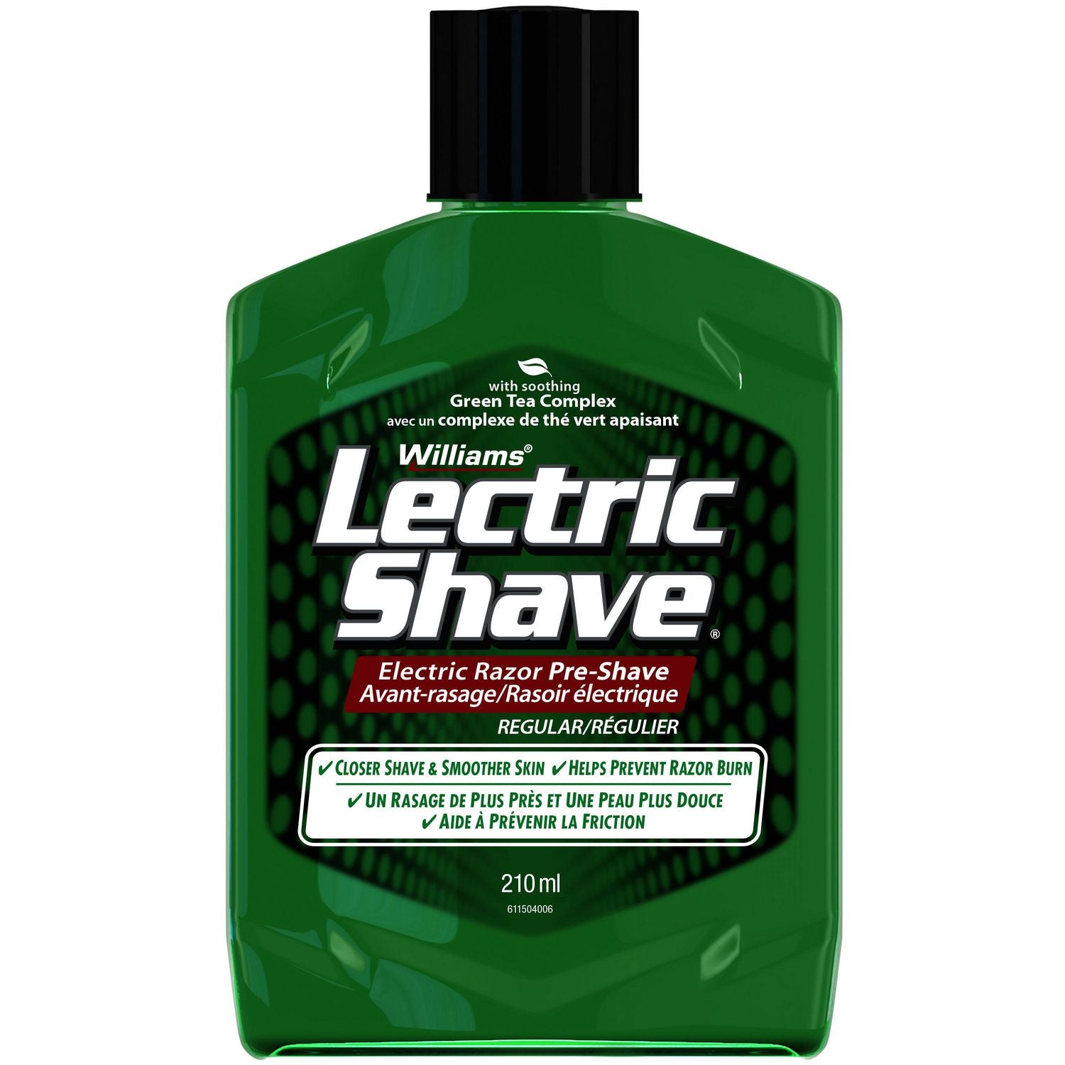 Lectric Shave Regular with Soothing Green Tea Complex - 210 ml