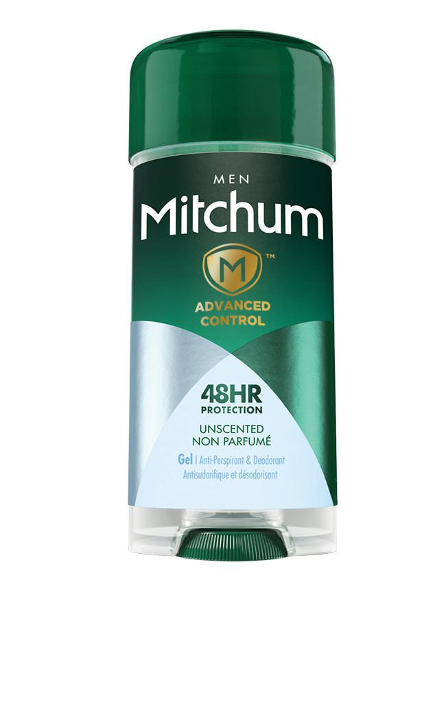 Mitchum Men Advanced Control Gel Deodorant, Unscented - 96 g