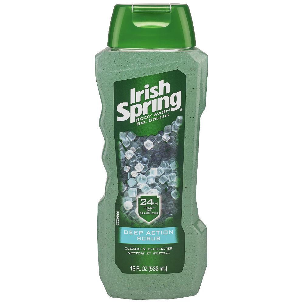 Irish Spring Body Wash, Deep Action Scrub - 532 ml