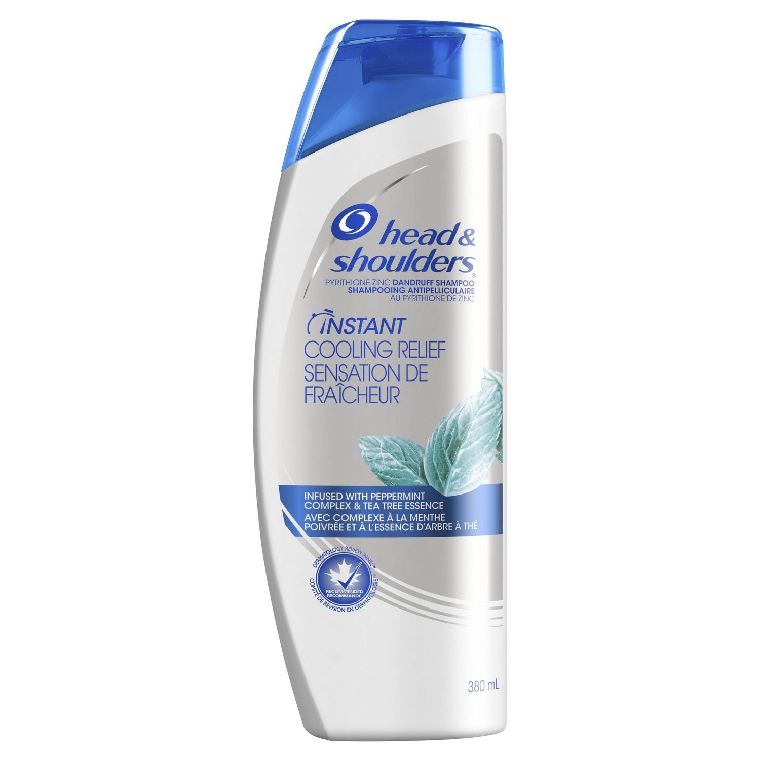 Head & Shoulders Instant Cooling Relief Dandruff Shampoo with Peppermint Complex & Tea Tree Essence - 380 ml