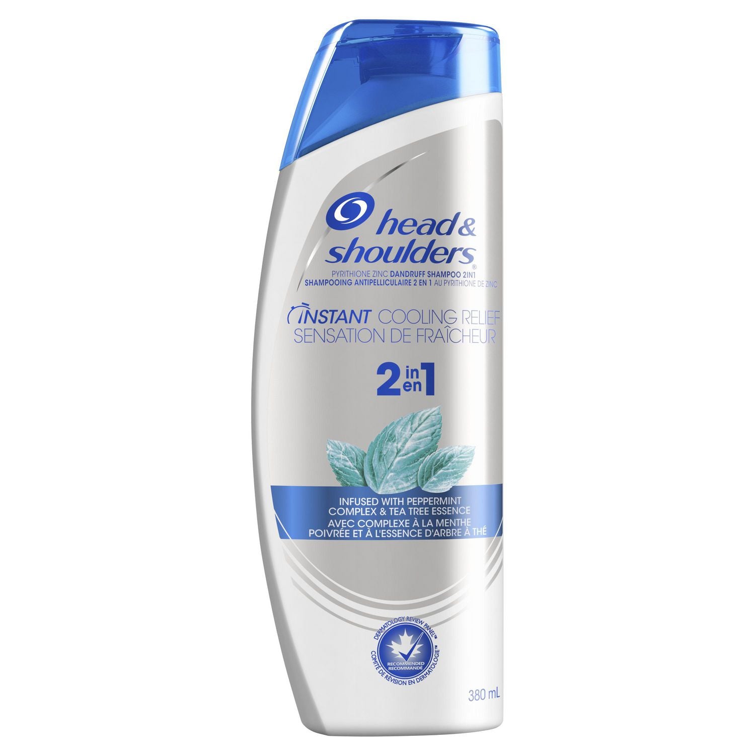 Head & Shoulders Instant Cooling Relief 2-in-1 Dandruff Shampoo + Conditioner with Peppermint Complex & Tea Tree Essence - 380 ml