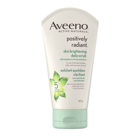 Aveeno Face Scrub Positively Radiant Skin Brightening Daily Scrub - 140 g