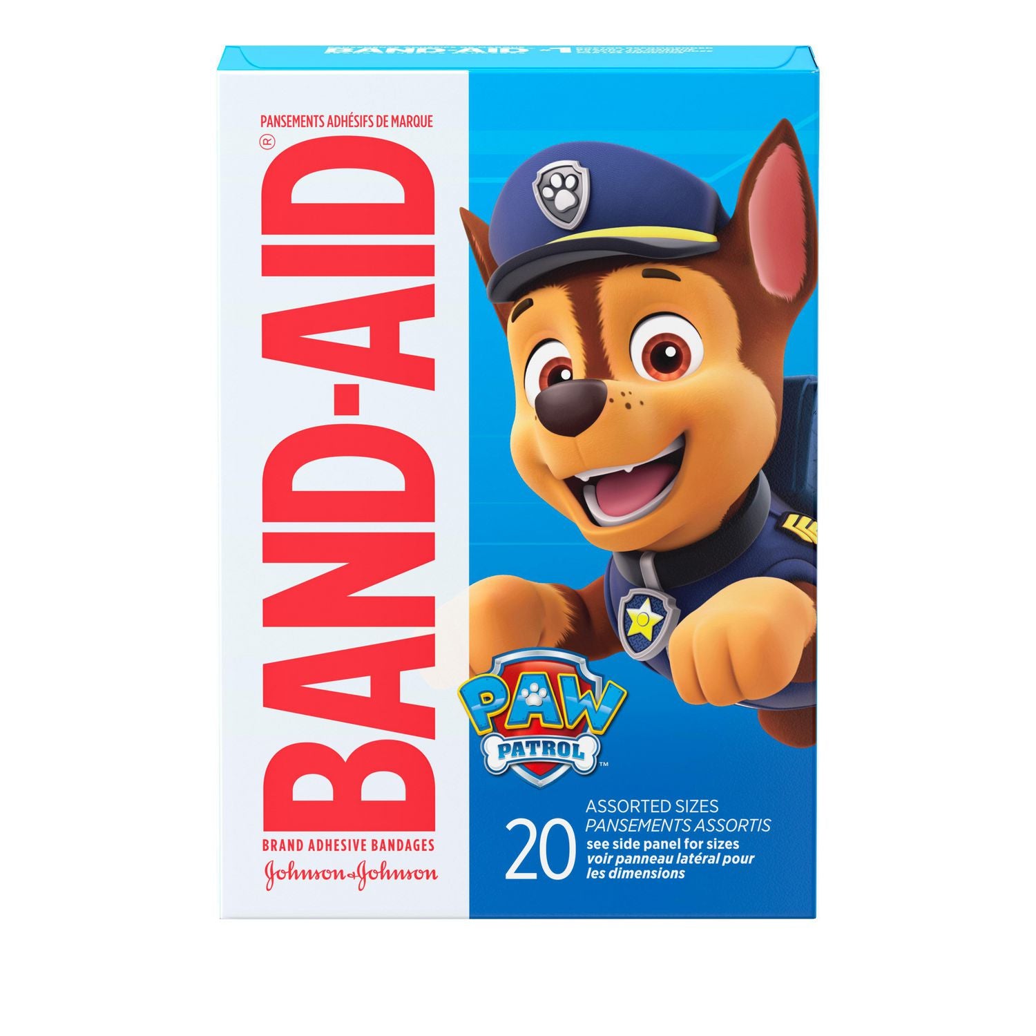 Band-Aid Kids Adhesive Bandages, Paw Patrol  - 20 assorted sizes