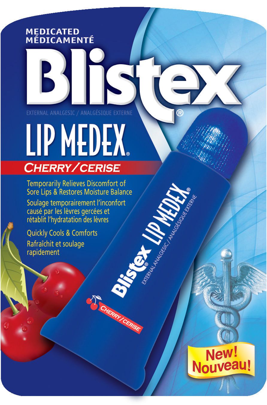 Blistex Lip Medex, Medicated, External Analgesic, Cherry 