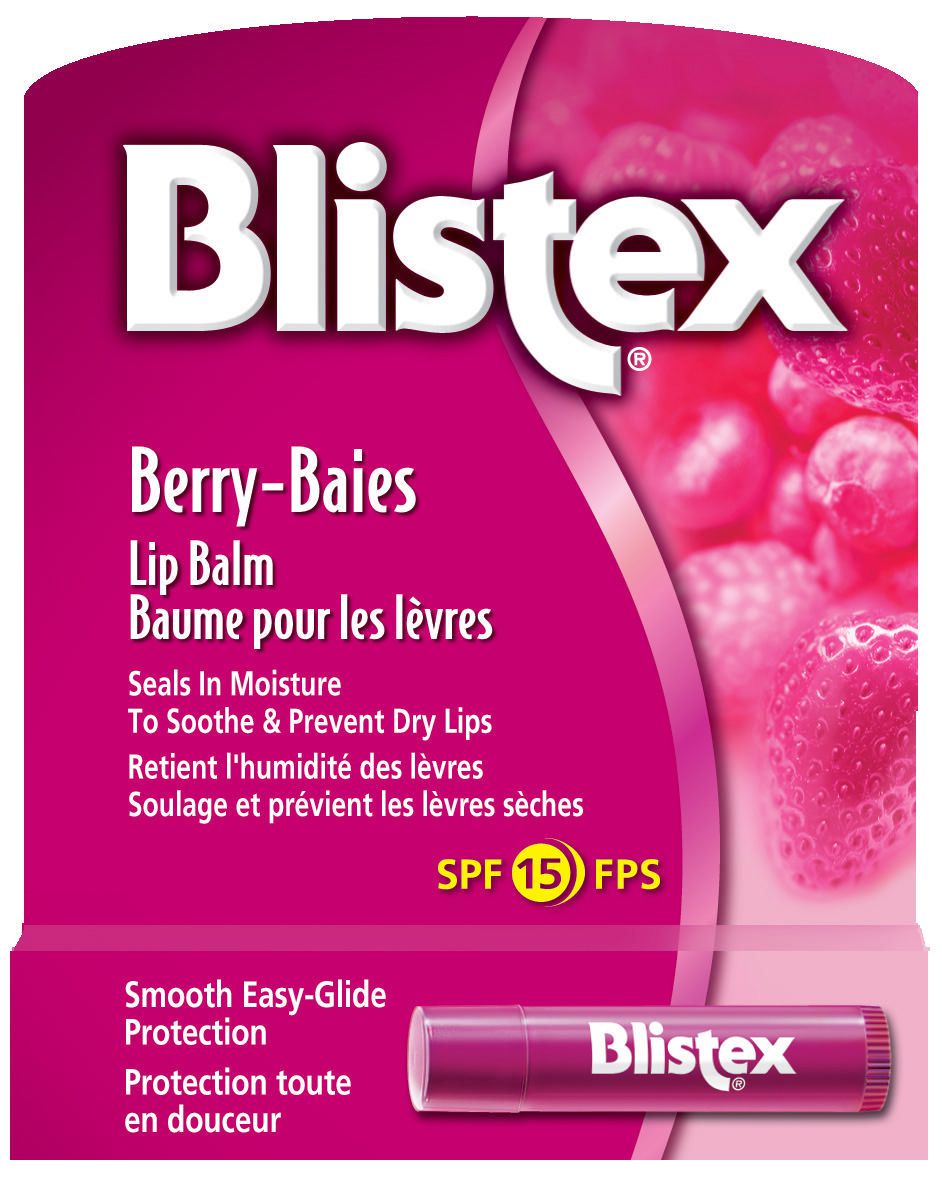 Blistex Lip Balm,  Smooth Easy-Glide Protection, Twin Pack, Berry, SPF 15