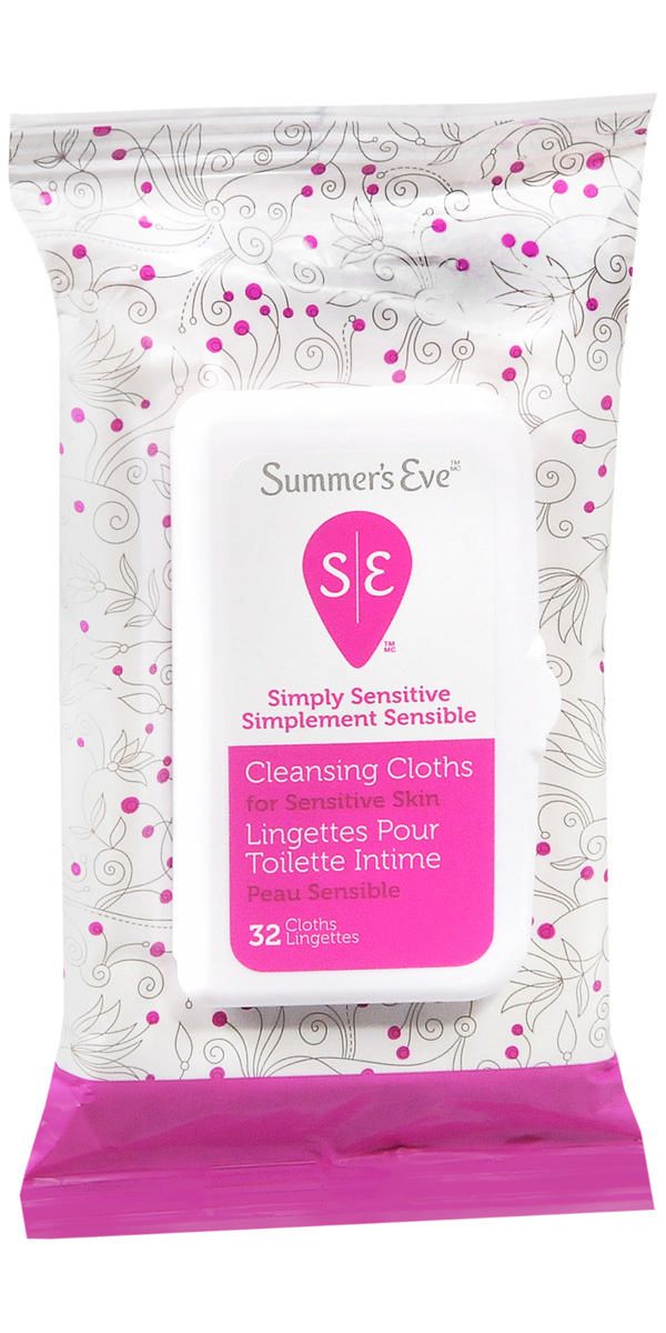 Summer's Eve Simply Sensitive Cleansing Cloth - 32 cloths