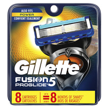 Load image into Gallery viewer, Gillette Fusion5 ProGlide, Men&#39;s Razor Blade Refills - 8 cartridges

