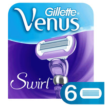 Load image into Gallery viewer, Gillette Venus Swirl Advanced Contour Blades,  Women&#39;s Razor Refills - 6 cartridges
