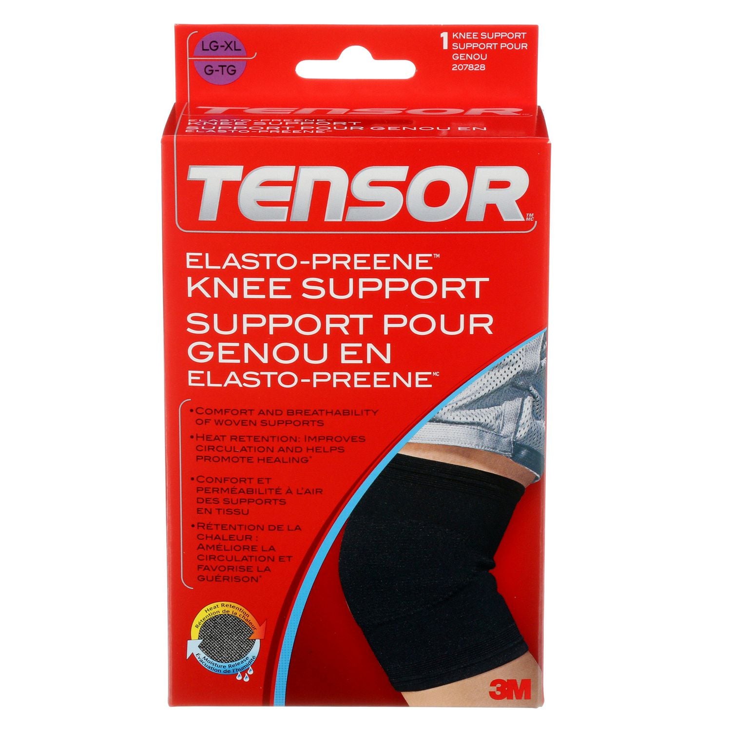 3M Tensor Elasto-Preene Knee Support, Small-Medium - 1 unit