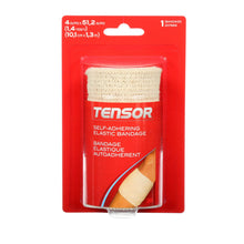 Load image into Gallery viewer, 3M Tensor Self-Adhering Elastic Bandage, Tan, 4 in (10.16 cm) - 1 single roll
