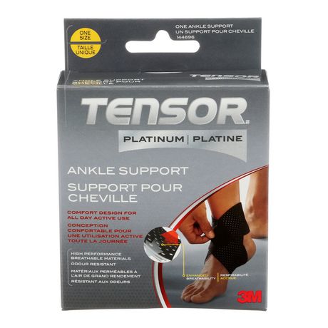 3M Tensor Platinum Ankle Support, One Size - 1 unit