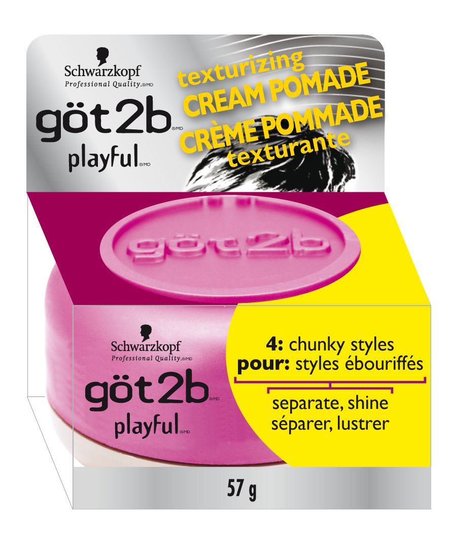 Schwarzkopf got2b Playful Texturizing Cream Pomade - 57 g