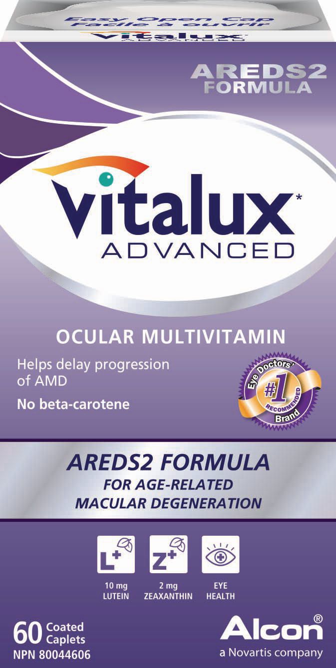 Vitalux Advanced Ocular Multivitamin - 60 coated caplets