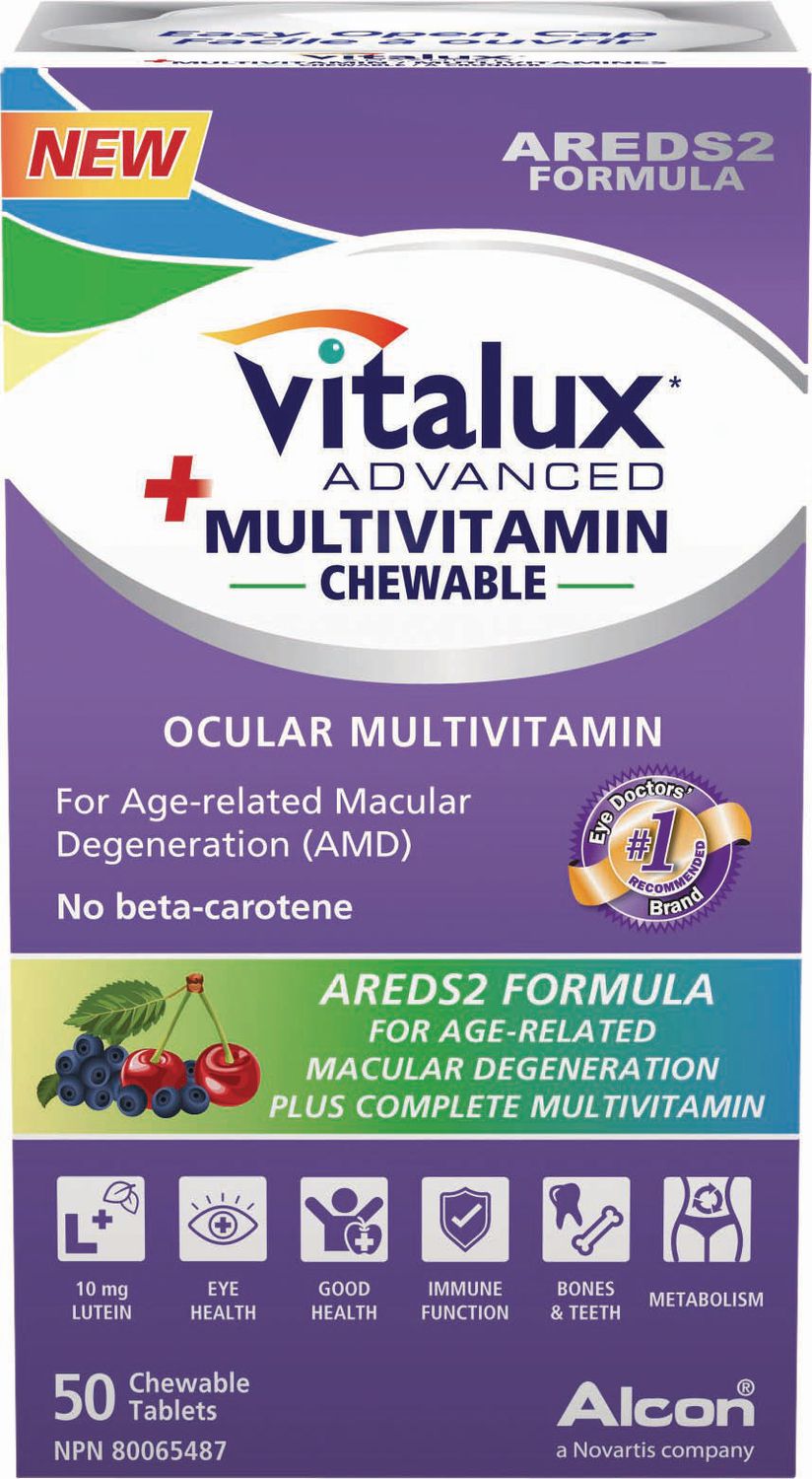 Vitalux Advanced Ocular Multivitamin Chewable - 50 chewable tablets